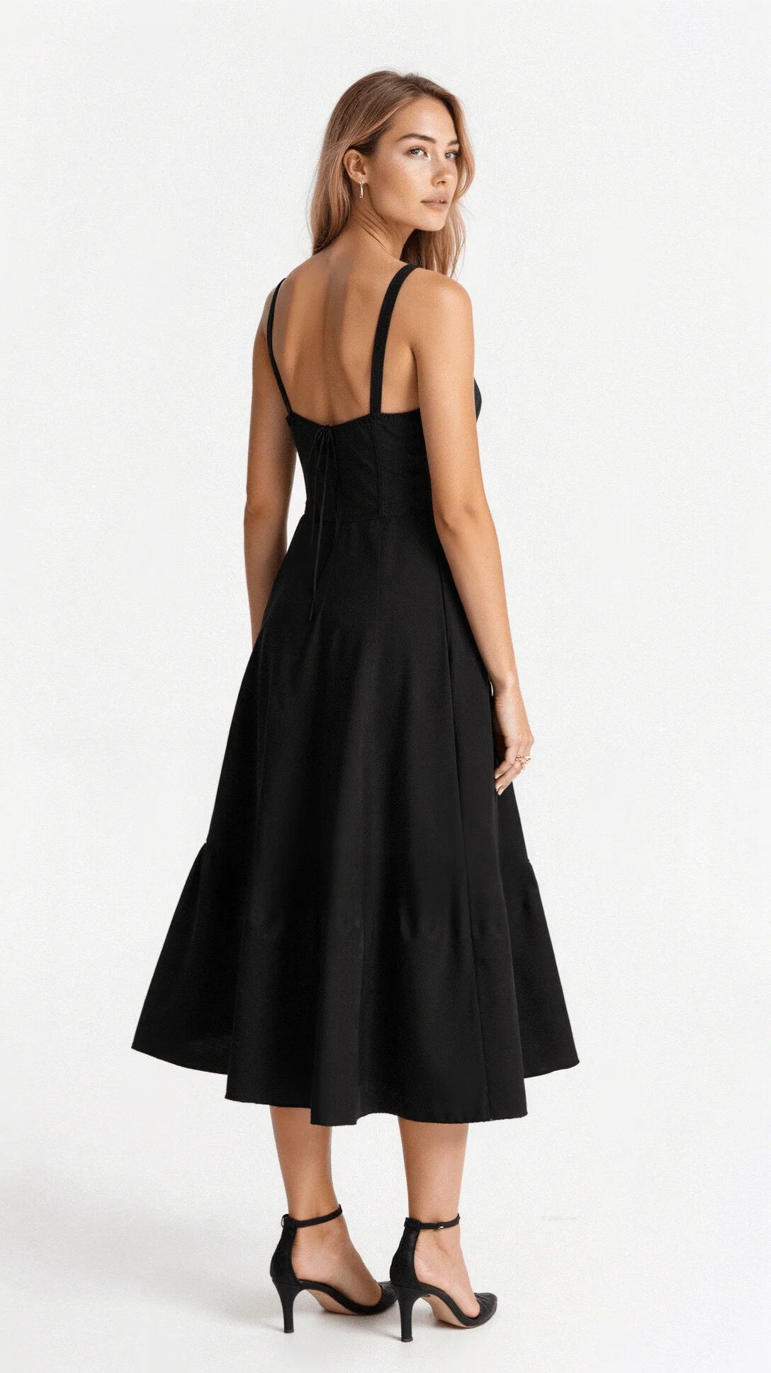 Eloise | Floral Chic Corset Midi Dress