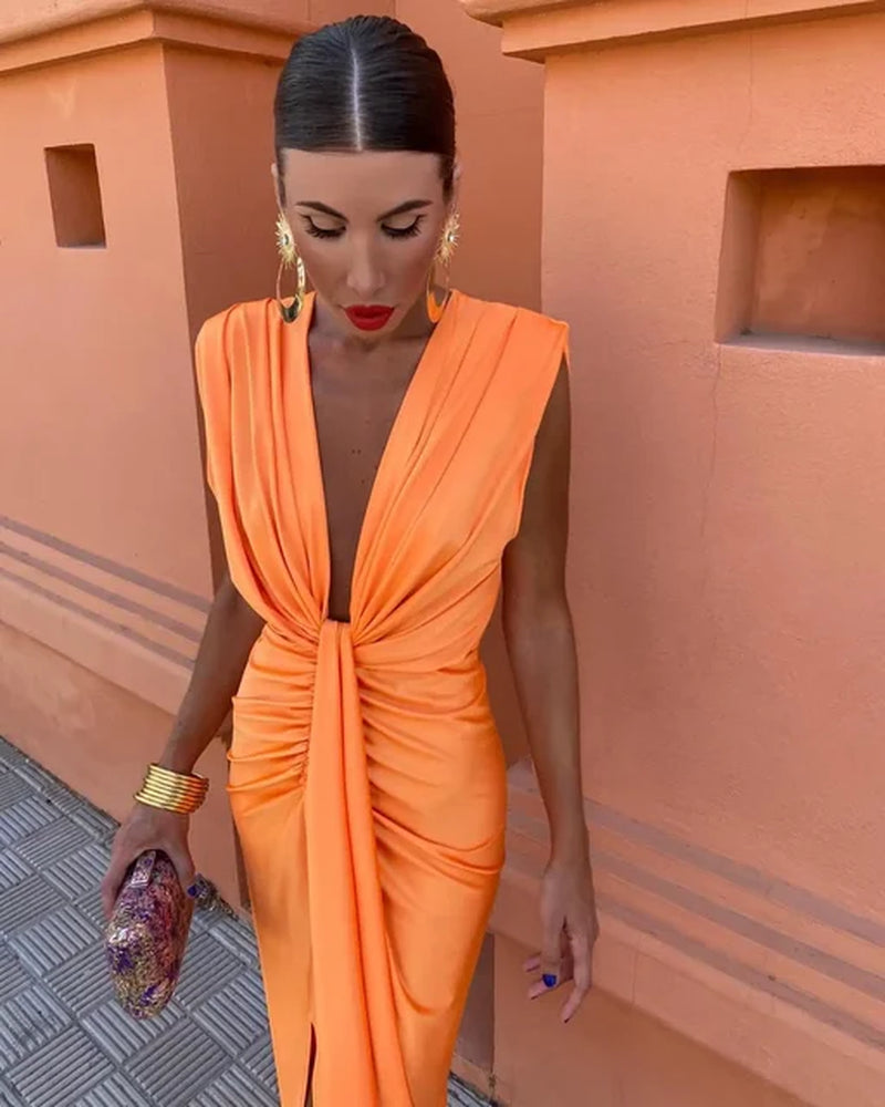 Women'S Pleated Maxi Dress | Elegant, Flattering & Perfect for Formal Events