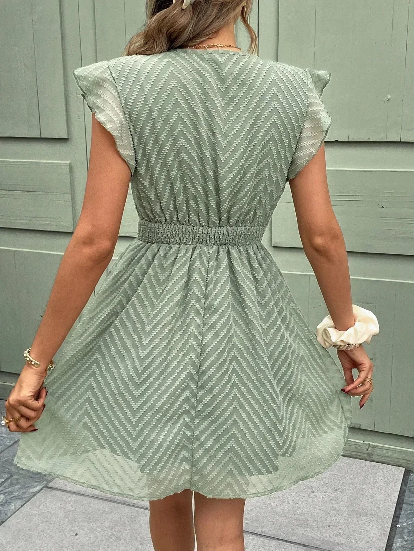 Ombeline | Summer Mini V-Neck Dress