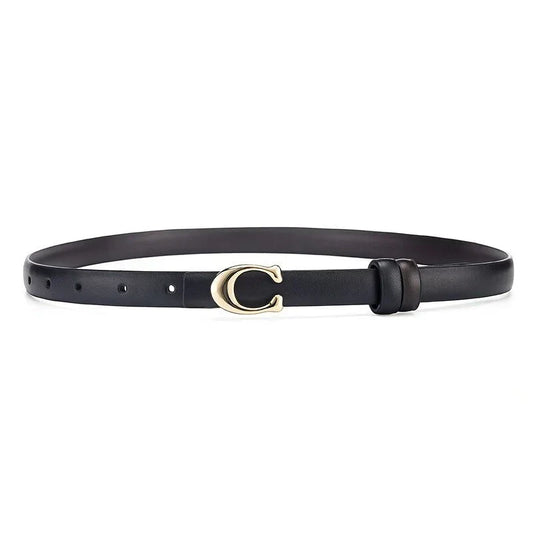 Reversible Thin C-Buckle Belt