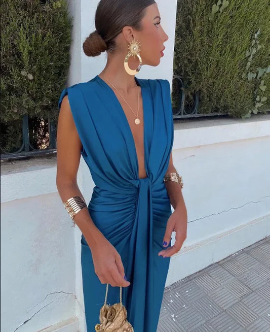 Women'S Pleated Maxi Dress | Elegant, Flattering & Perfect for Formal Events