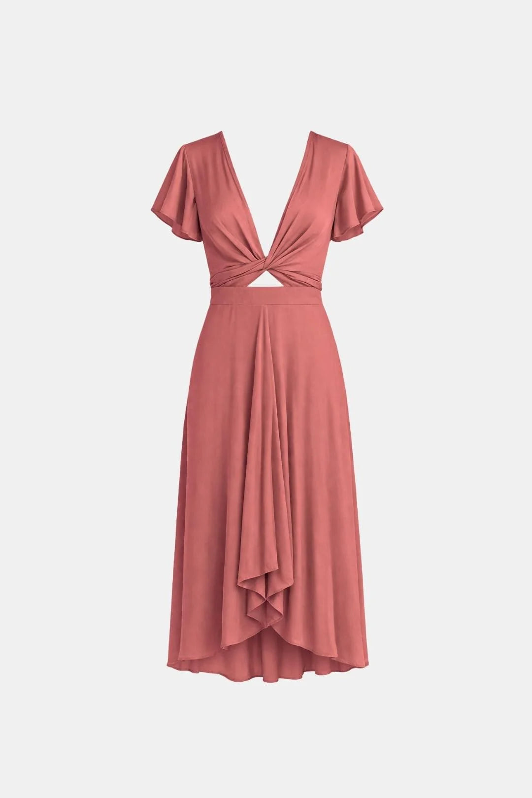 Sophia - Flowing Empire Waist Midi Dress
